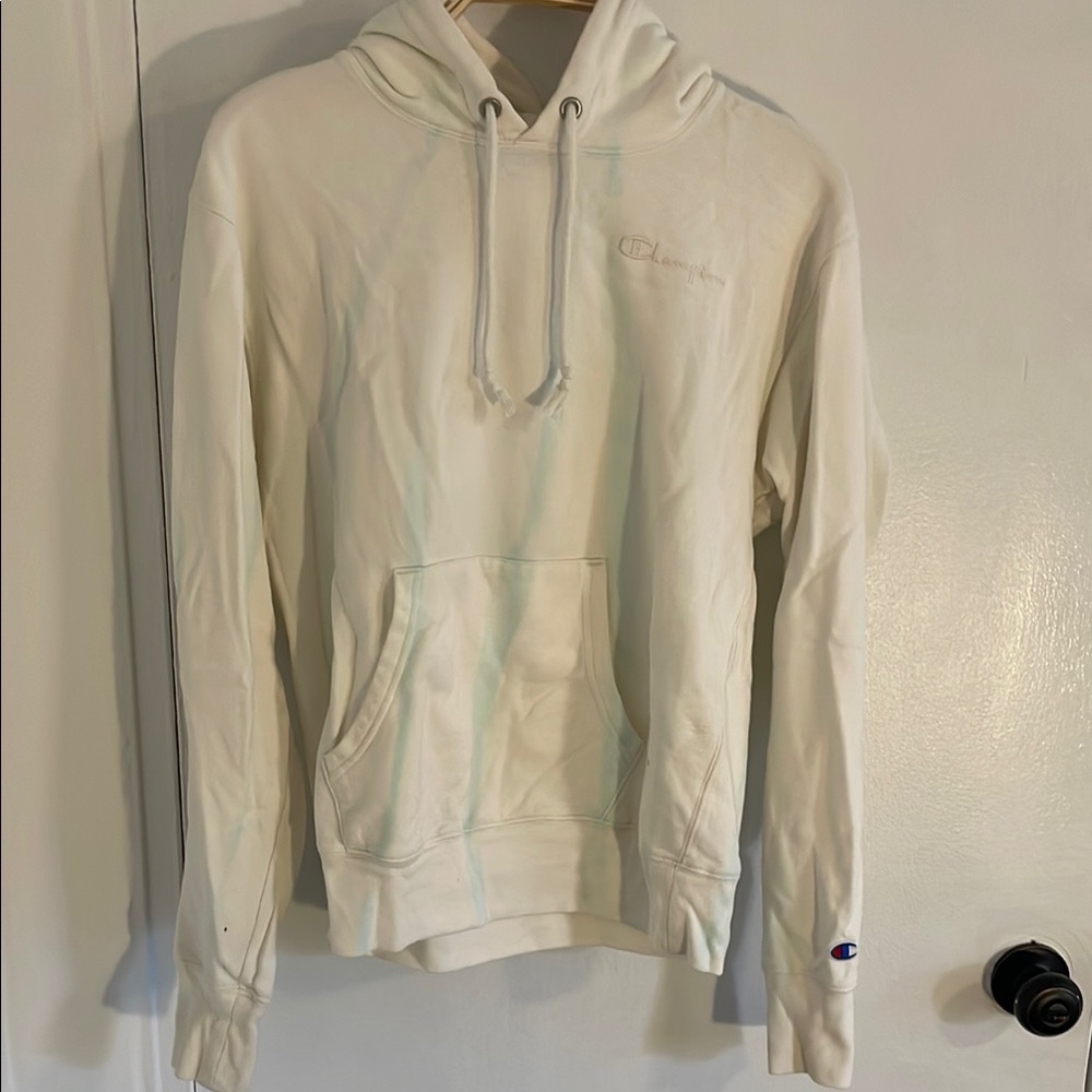 Champion Tie Dye Ivory Hoodie